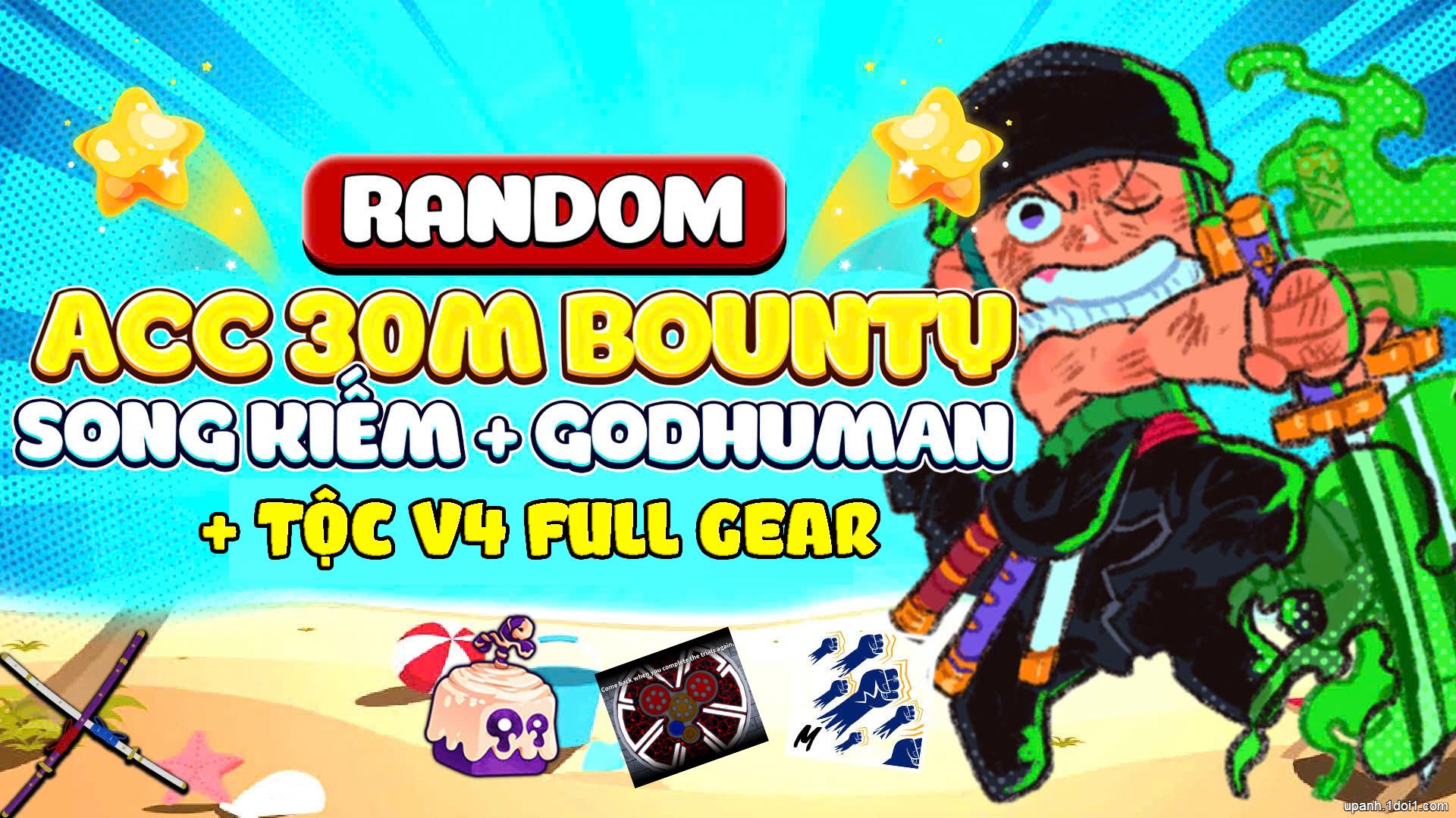 Level 2800 + GodHuman + 30M Bouty